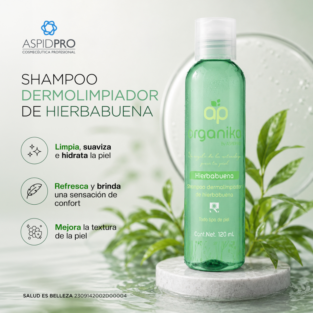 Shampoo Dermolimpiador Hierbabuena